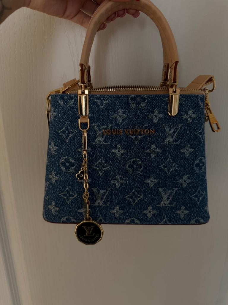 L*ous Vutt*on handtas, Ophalen of Verzenden, Zo goed als nieuw, Blauw, Schoudertasje