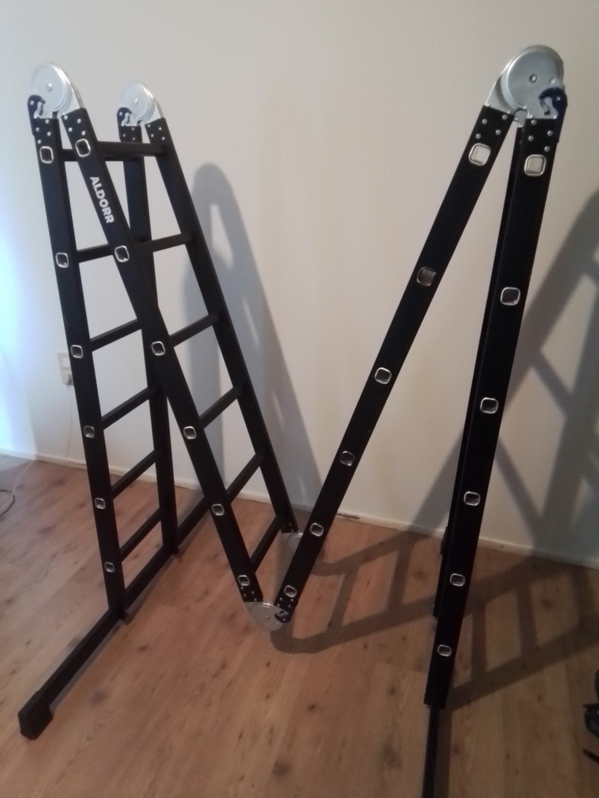 Aldorr inladen ladder 6 treden, Ophalen, Zo goed als nieuw, Ladder, 4 meter of meer