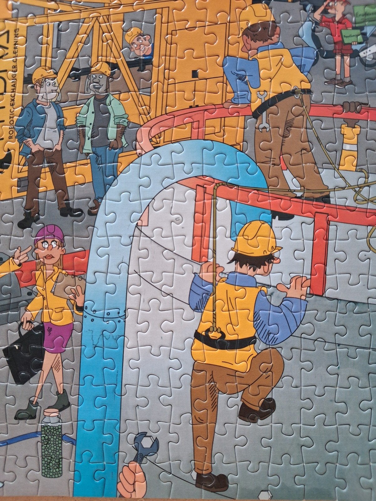 Puzzel 1000stuks compleet 1xgemaakt, Ophalen of Verzenden, Meer dan 50 stukjes, Zo goed als nieuw, 6 jaar of ouder