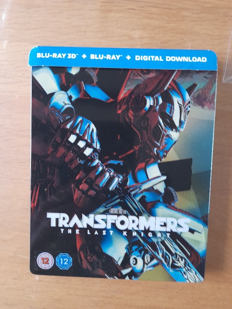 Transformers the last Knight 3D HMV steelbook, Cd's en Dvd's, Blu-ray, Gebruikt, Film, Science Fiction en Fantasy, 4K Ultra HD Blu-ray