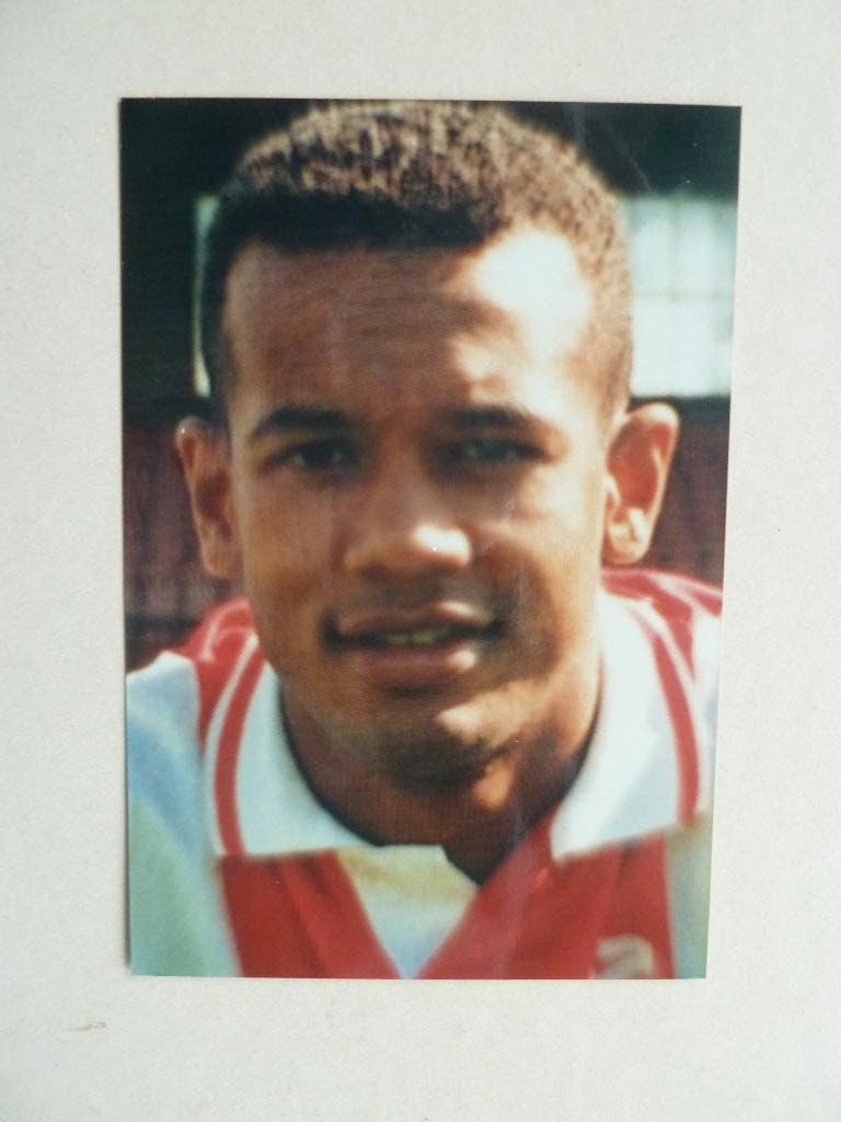 Foto.  Marciano.Vink.  Ajax     9 x 13 cm, Verzamelen, Sportartikelen en Voetbal, Ophalen of Verzenden, Zo goed als nieuw, Ajax