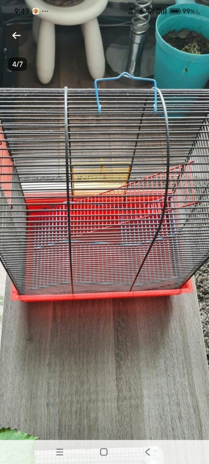 Hamsterkooi miki mini. Kleur: Zwart/Rood, Ophalen of Verzenden