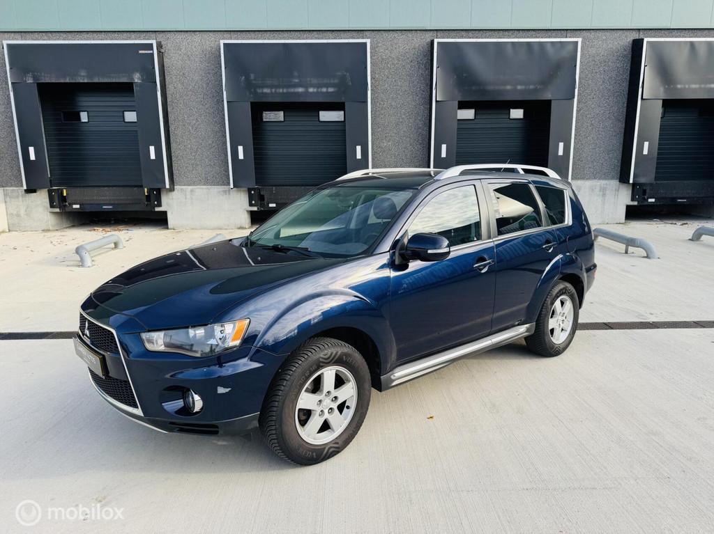 Mitsubishi Outlander 2.0 Intro Edition Automaat Trekhaak, Auto's, 1998 cc, 4 cilinders, Blauw, Origineel Nederlands
