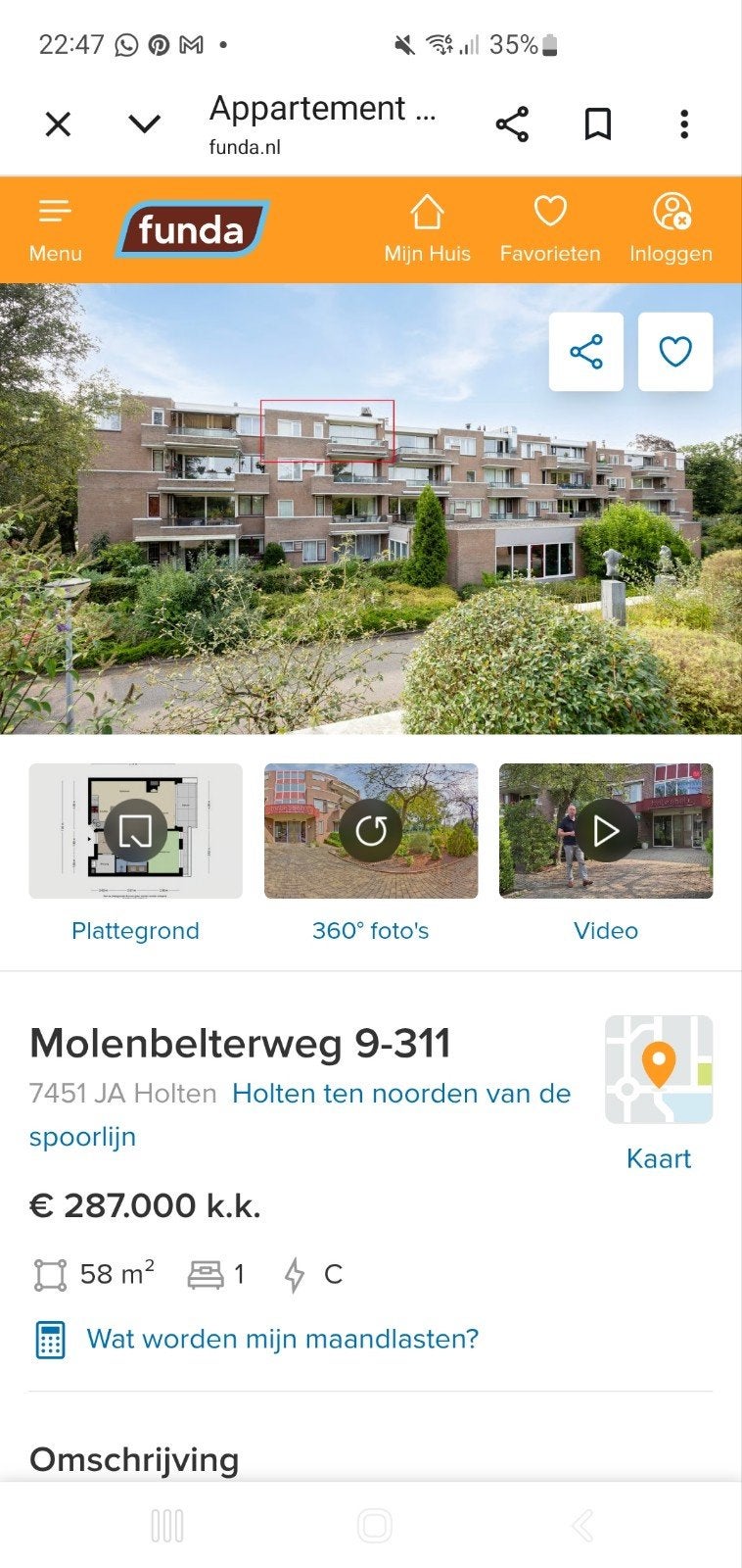 appartement met zwembad aan voet Holterberg