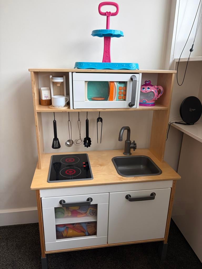 IKEA speelkeuken met accessoires, Ophalen, Gebruikt, Hout, Speelkeuken