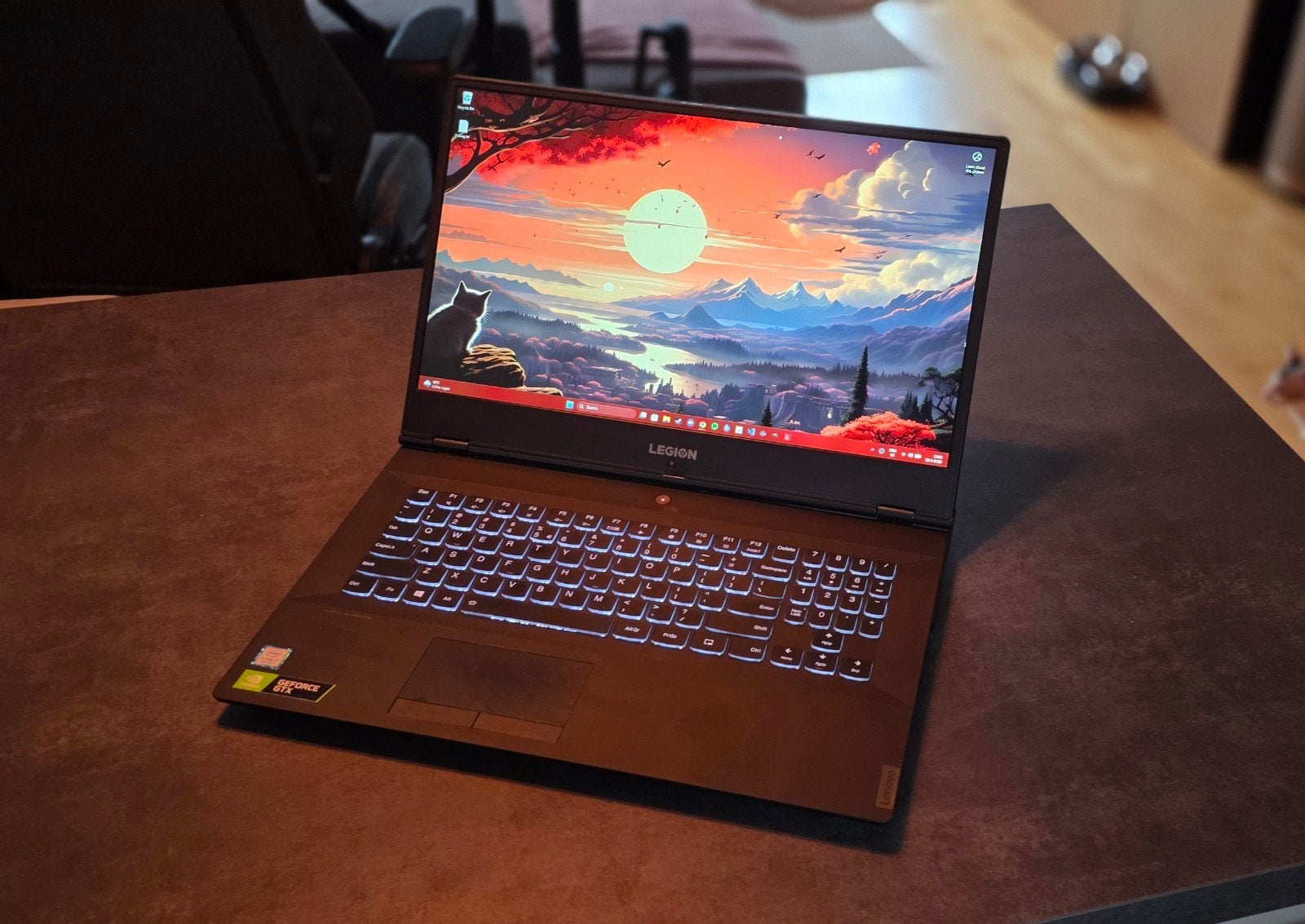 Zeer Nette Lenovo Legion Y540 17,3" Gaming Laptop, Ophalen, Met videokaart, Qwerty, 1,25 TB