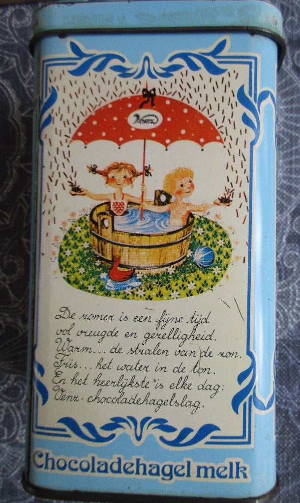 2 vintage blikjes:  MAGGI bouillionblokjes / Venz hagelslag, Verzamelen, Ophalen of Verzenden, Gebruikt, Verpakking