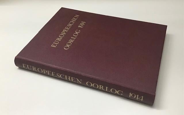 Gedenkboek: van den Europeeschen Oorlog in 1914, Boeken, Ophalen of Verzenden, 20e eeuw of later, Zo goed als nieuw