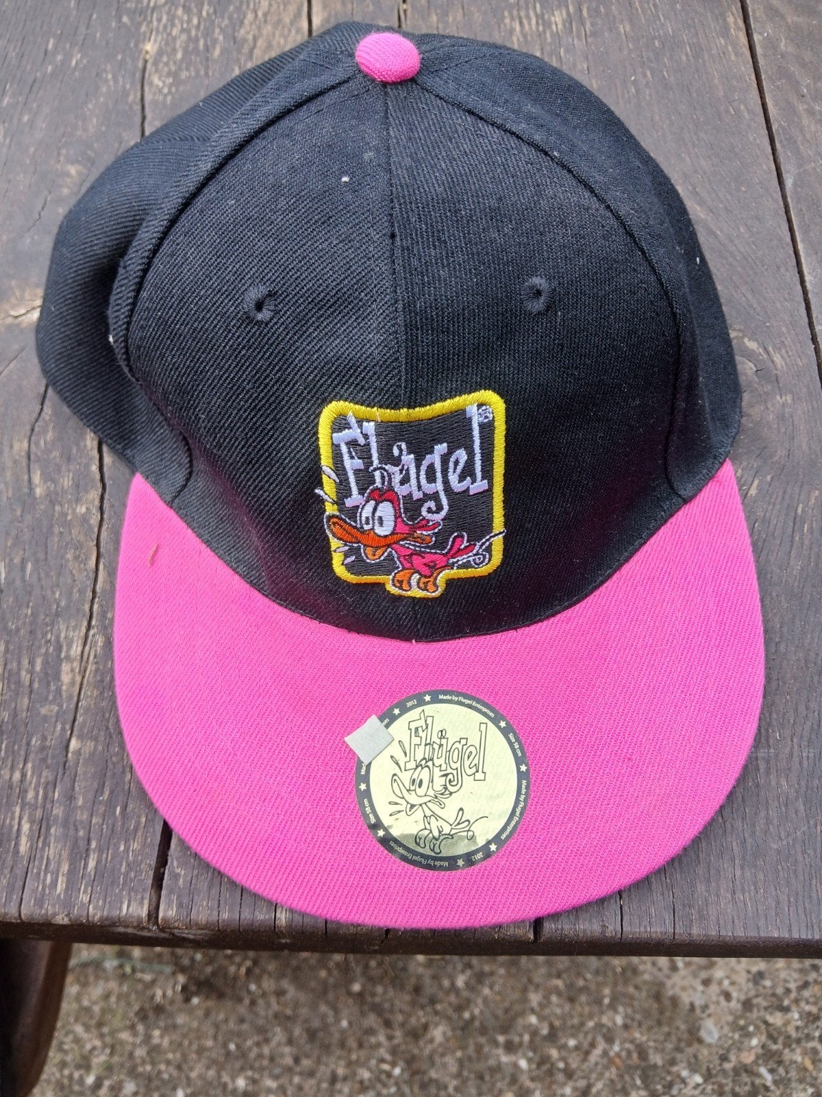 Flügel Pet - Zwart/Roze met 'Let the Duck out!', Flügel, Pet, Gedragen, One size fits all