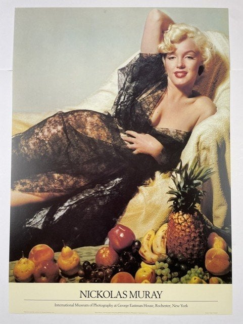 poster Nickolas Murray 'Marilyn Monroe 1952'  1988, Verzamelen, Posters, Zo goed als nieuw, Film en Tv, A1 t/m A3, Ophalen of Verzenden