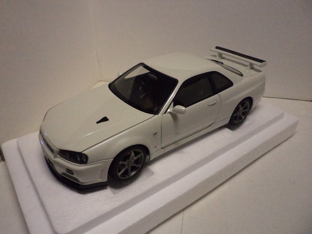 Nissan SKYLINE GT-R (R34) V-SPEC II 2001 AUTOART, Ophalen of Verzenden, Nieuw, Auto, Autoart