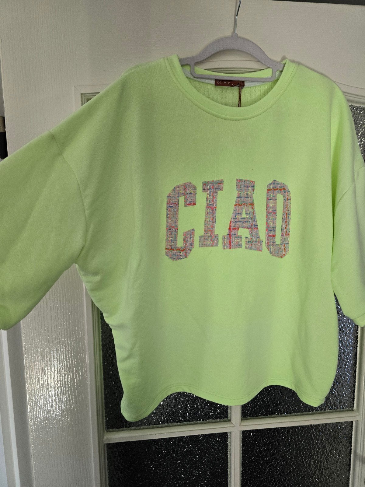 Nieuw shirt neon ciao 40 42 44, Maat 42/44 (L), Nieuw, Ophalen of Verzenden, Korte mouw