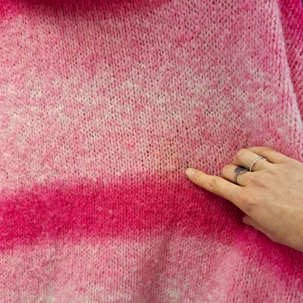 Grace knal roze dip dye én mega oversized trui M-L art 49737, Grace, ., Maat 42/44 (L), Ophalen of Verzenden