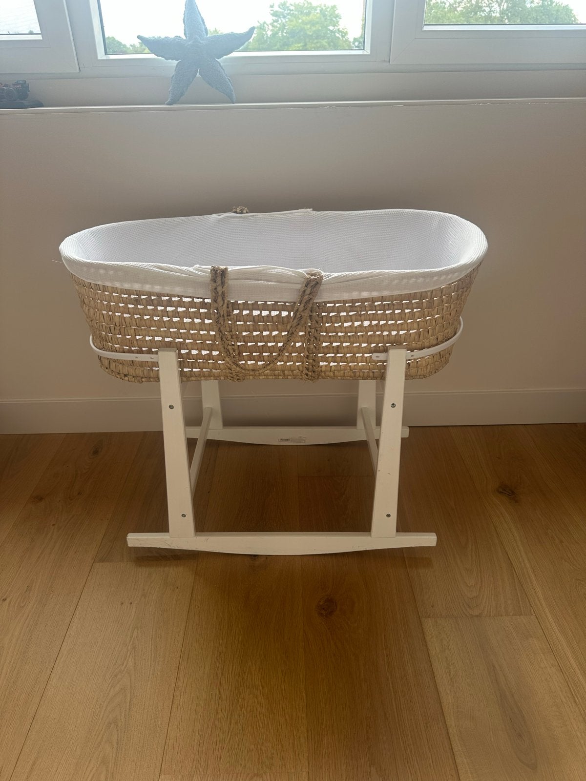 Mozes mandje/wieg voor baby - 8 weken gebruikt, Kinderen en Baby's, Babywiegjes en Ledikanten, Ophalen, Gebruikt, Wieg