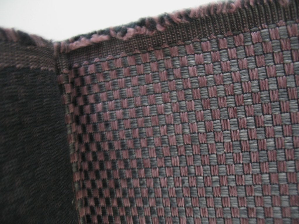 Chivasso Gully; roze+donkergrijs; 6,7 meter meubelstof, 120 cm of meer, Ophalen of Verzenden, Roze, Polyester