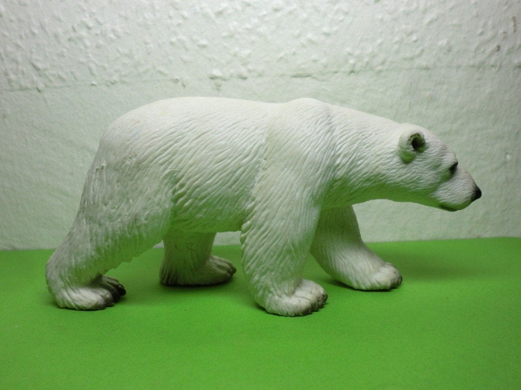 Schleich 14357 ijsbeer (2006-2011), dierfiguur, Verzamelen, Ophalen of Verzenden, Gebruikt, Wild dier, Beeldje of Figuurtje