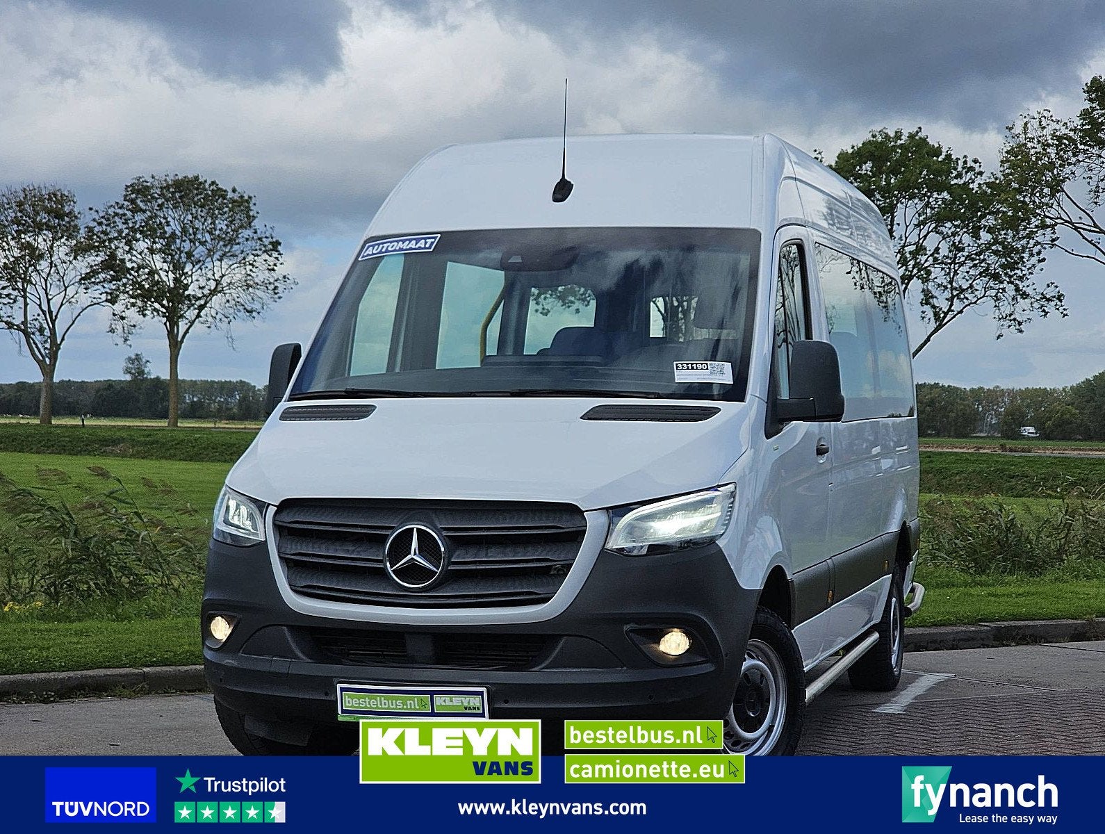 MERCEDES-BENZ SPRINTER 314 9 persoons LED inclusief 4447 res, Automaat, Overige carrosserieën, Wit, Mercedes-Benz