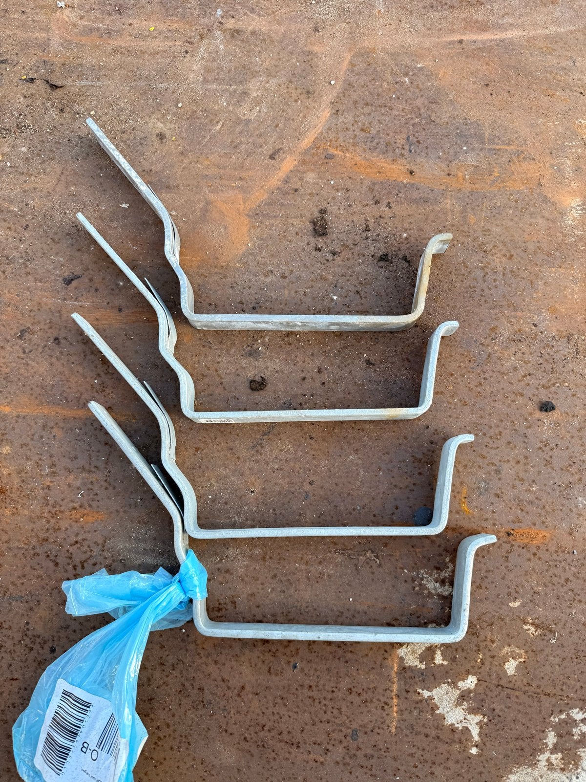 22 Nieuwe S-ion Gootbeugels 225mm voor Bakgoot, Doe-het-zelf en Verbouw, Ophalen, Nieuw, Grijs, Metaal