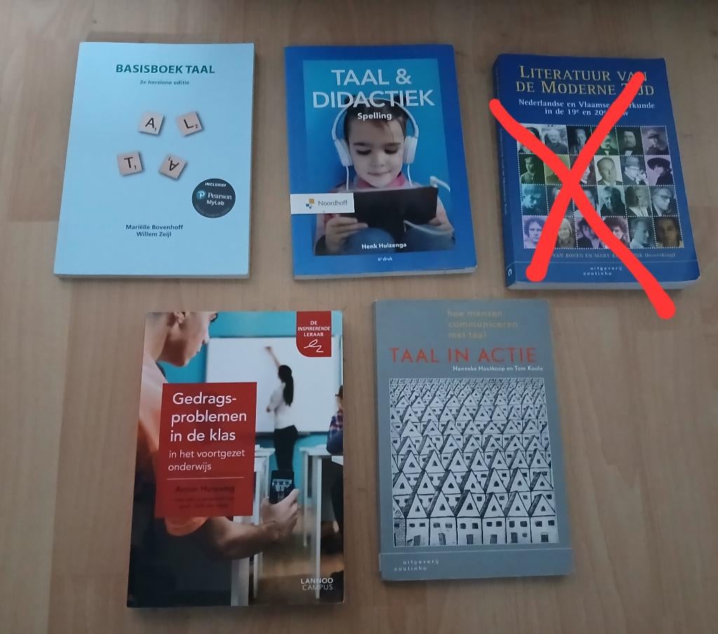 Studieboeken leraar Nederlands en PDT Fontys Sittard, Ophalen of Verzenden, Alpha, Zo goed als nieuw, HBO