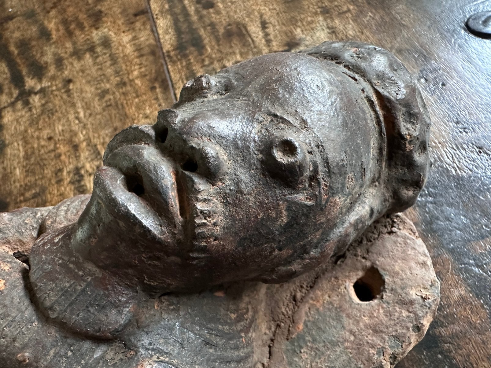 NOK Terracotta figuur Niger privé collectie Antropoloog, Ophalen of Verzenden