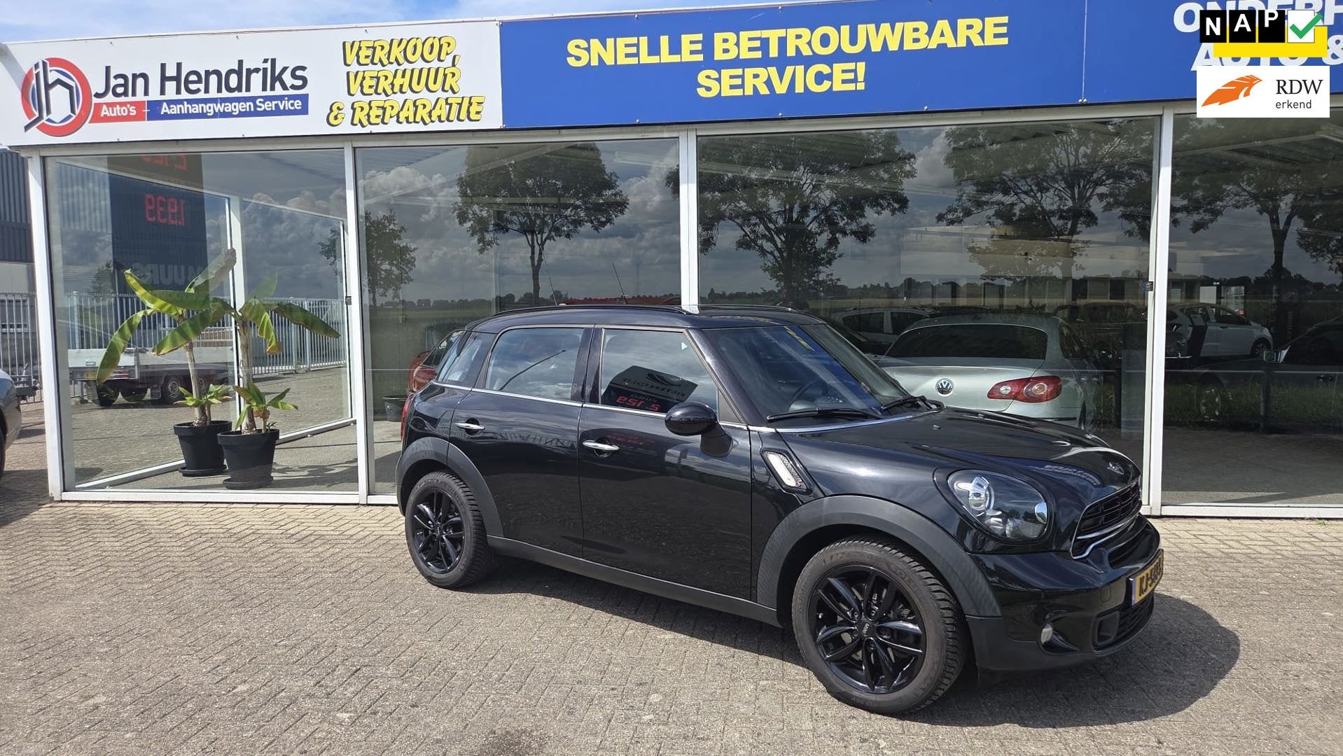 Mini Countryman 1.6 Cooper S, Voorwielaandrijving, Gebruikt, Zwart, Bedrijf