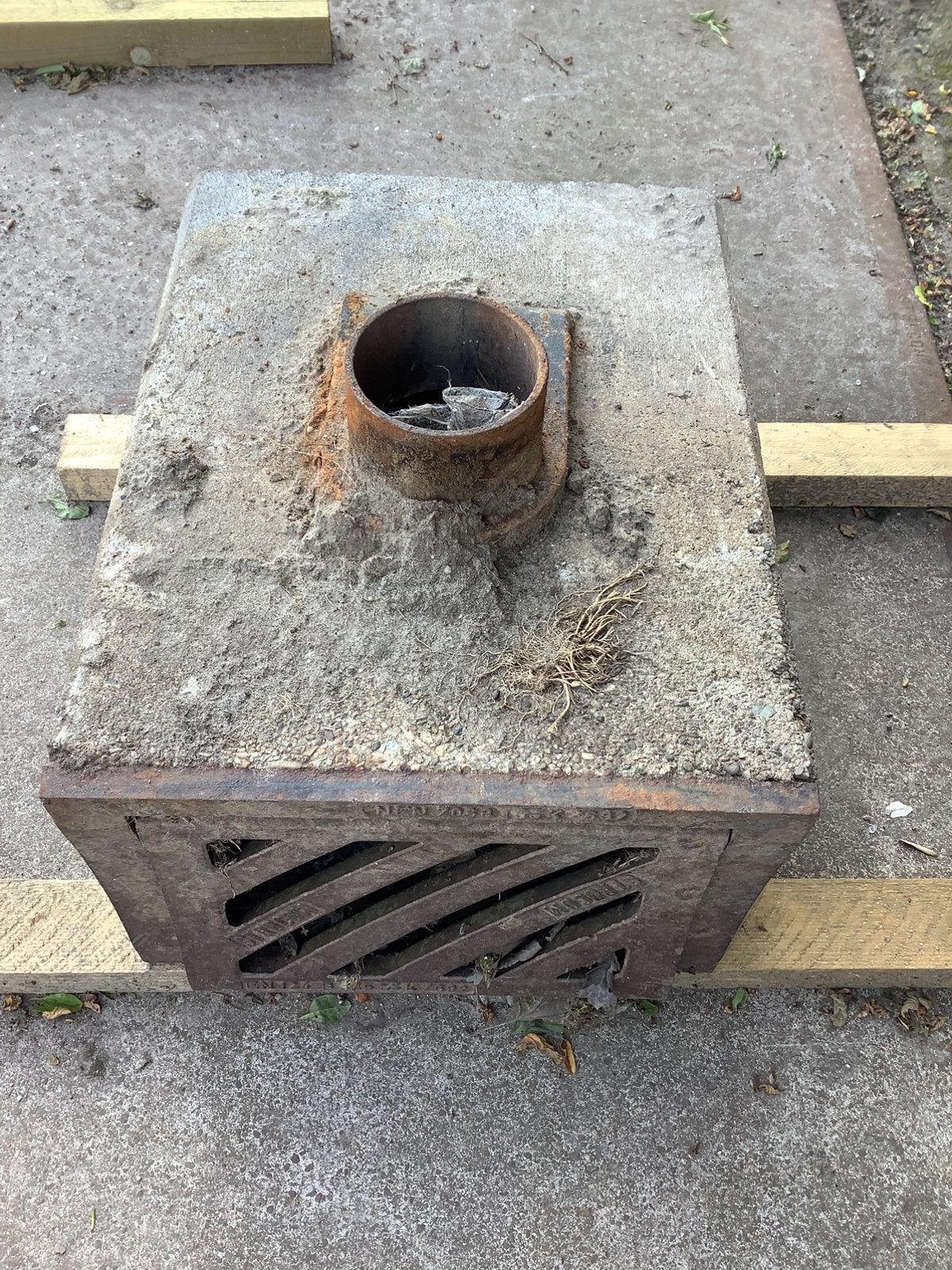 Betonen Afvoerput, Ophalen, Gebruikt, ., .