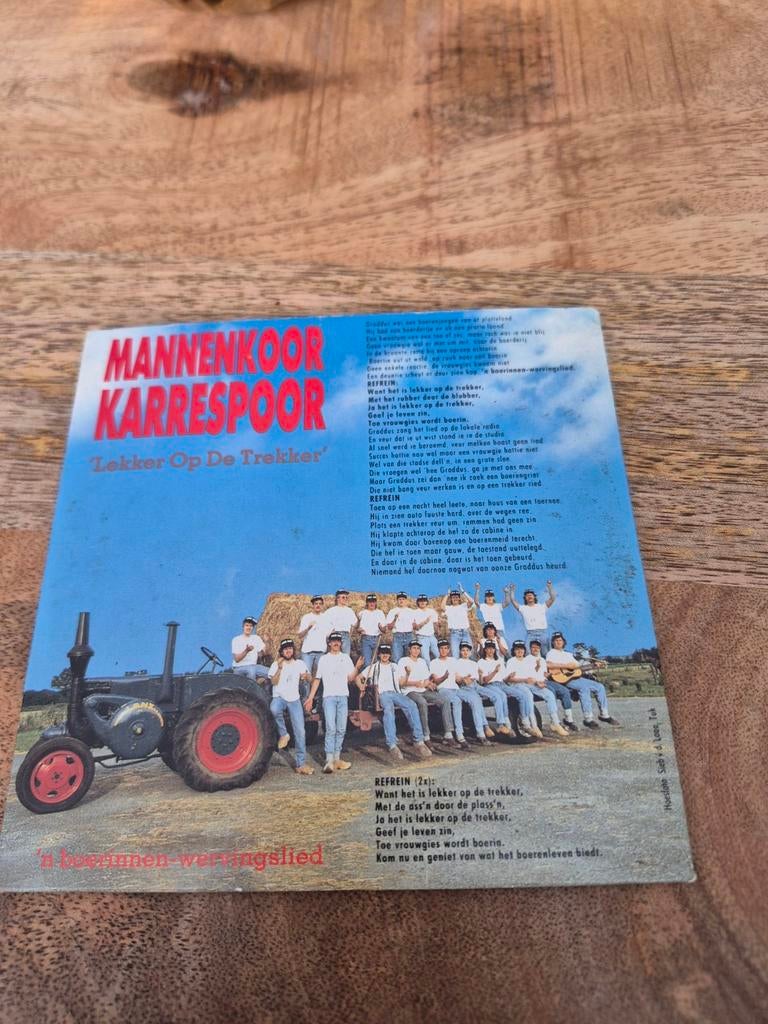 Mannenkoor Karrespoor - Lekker Op De Trekker / Koekalverij, 1 single, Ophalen of Verzenden, Gebruikt, Nederlandstalig
