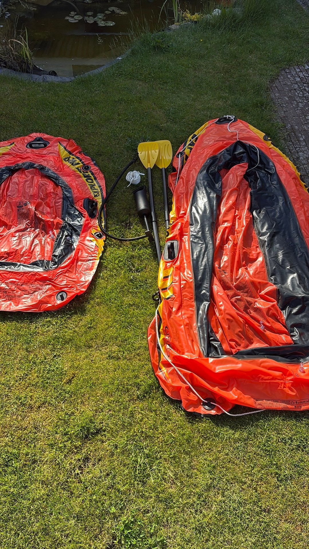 Opblaasbare rubbere roeibootjes, Ophalen, Gebruikt, Overige thema's, Overige typen