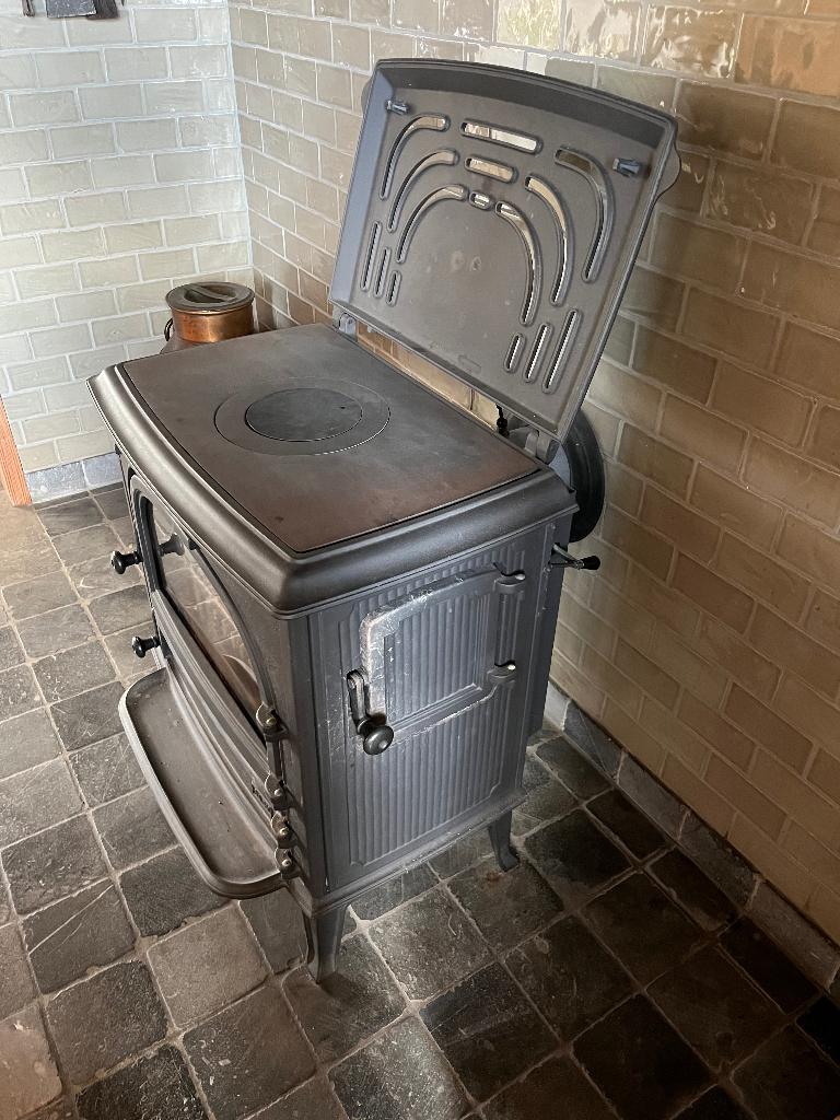 Houtkachel Saey, Huis en Inrichting, Kachels, Ophalen, Gebruikt, Houtkachel, Vrijstaand