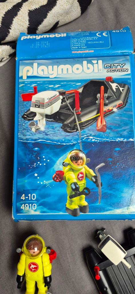 Playmobil City Action Duikboot met Duiker (4910), Ophalen of Verzenden, Gebruikt, Complete set