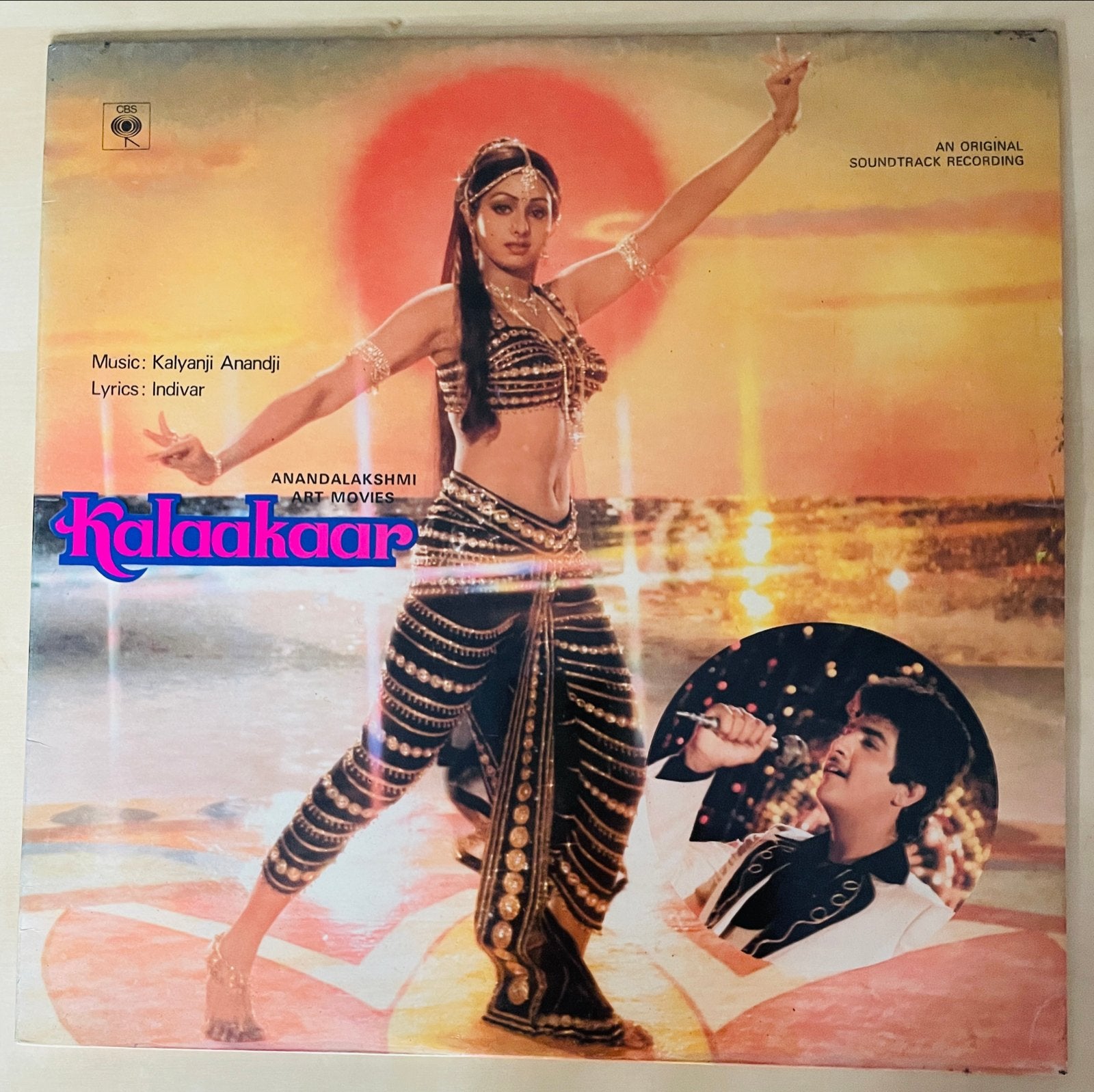 Kalaakaar Soundtrack LP - Indiase Filmmuziek (1983), Cd's en Dvd's, Vinyl | Filmmuziek en Soundtracks, LP, Ophalen of Verzenden