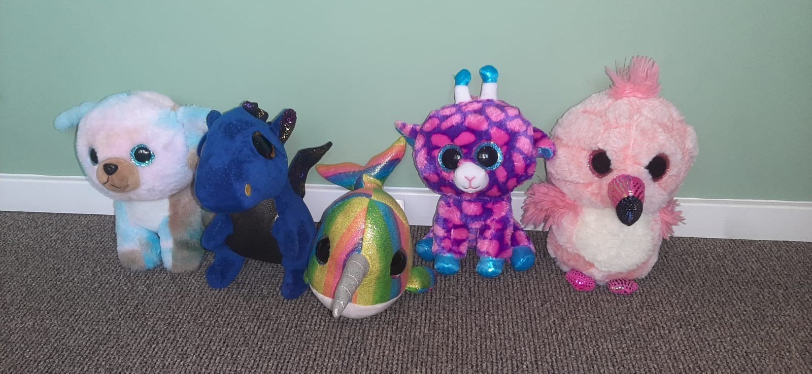 Ty Beanie Boo's knuffels, Eenhoorn, Overige karakters, Ophalen of Verzenden, Zo goed als nieuw