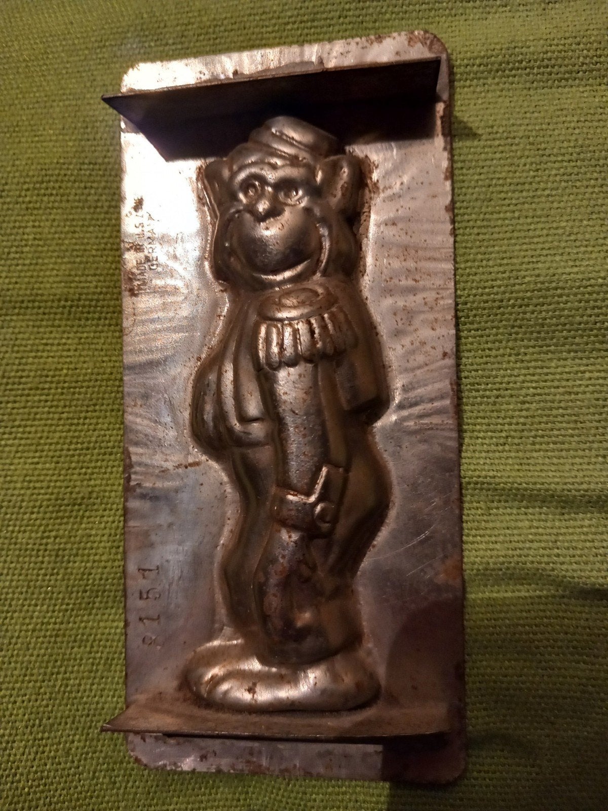 chocoladevorm of mal van een circusaapje US Zone Germany, Ophalen of Verzenden