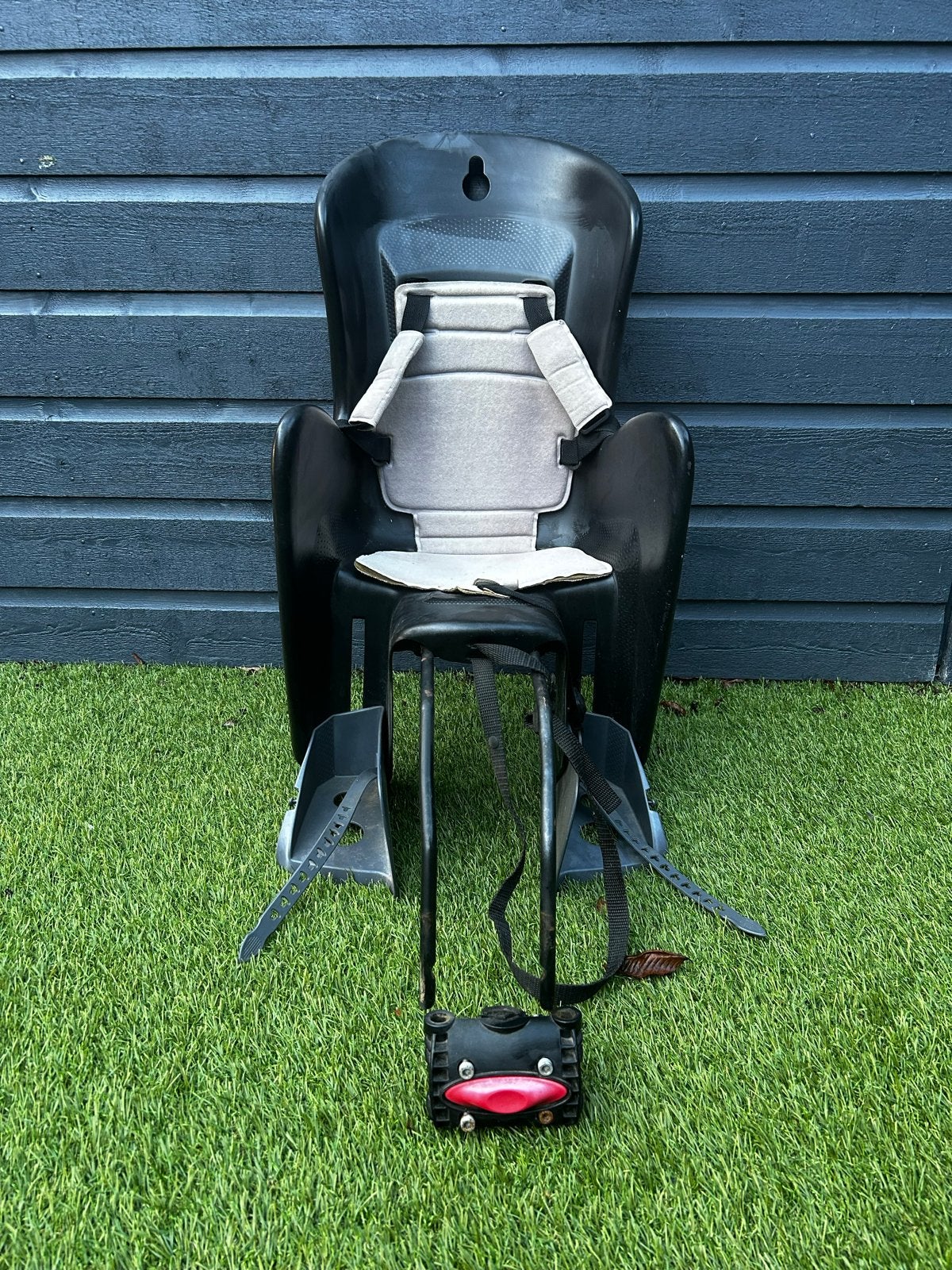 Polisport Bilby Achterzitje - Zwart/Grijs, Fietsen en Brommers, Ophalen, Achterzitje, 0 t/m 18 kg, Gebruikt