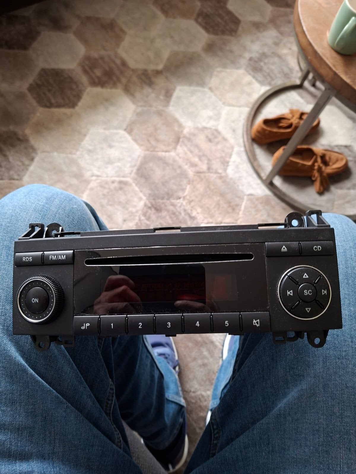 Autoradio Mercedes Benz A 170 etc, Auto diversen, Ophalen, Gebruikt