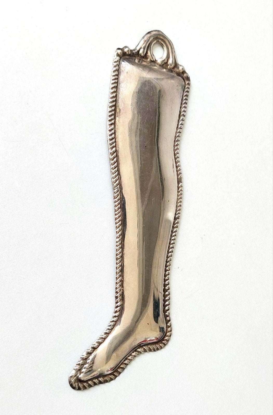 Oude Zilveren Ex Voto Been Voet Devotie Zilver, Antiek en Kunst, Ophalen of Verzenden, Zilver