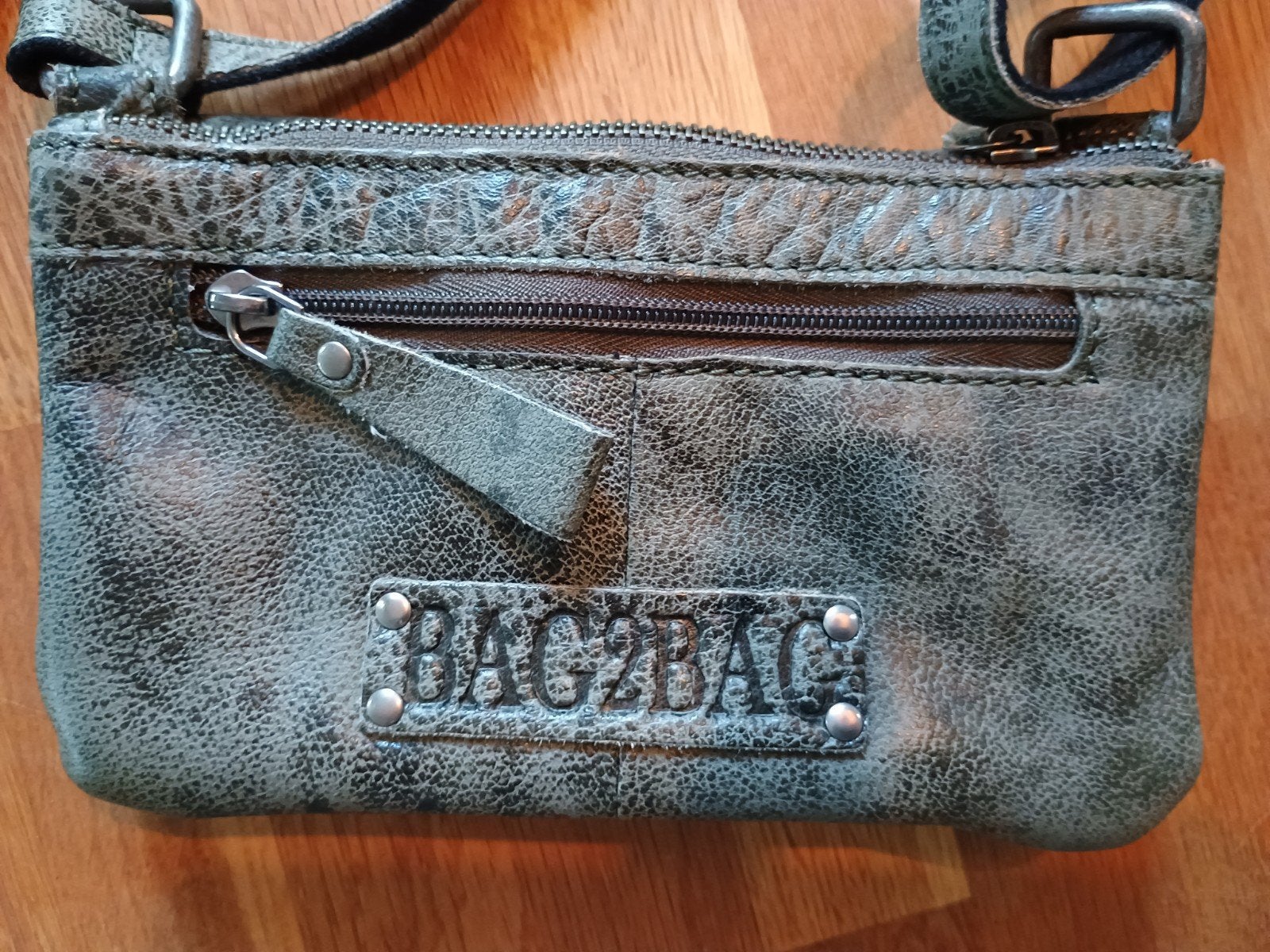 Bag2Bag Leren Crossbody Tasje - 19x11 cm, Ophalen of Verzenden