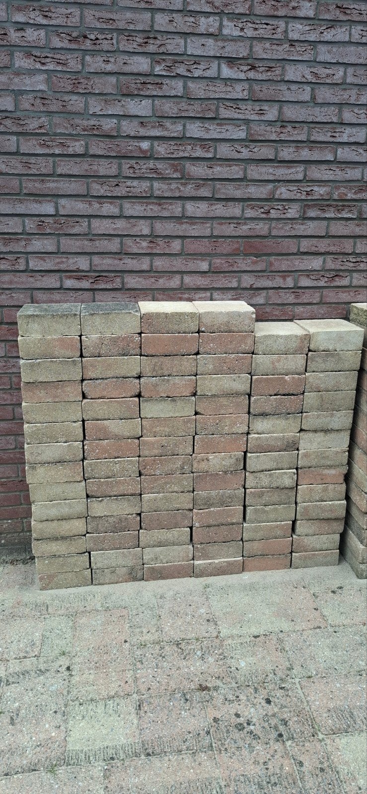 Terrasstenen: 30x20, 20x20, 20x10, 10x10, Tuin en Terras, Ophalen of Verzenden, Gebruikt, Beton, Terrastegels