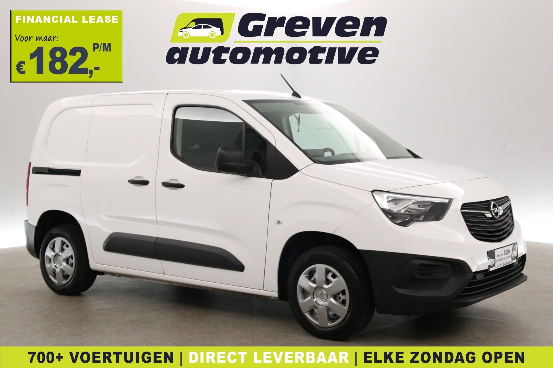 Opel Combo Cargo 1.5D 102PK | 3 Zits | Airco | Cruise | Carp, Auto's, Stof, Gebruikt, Wit, 102 pk