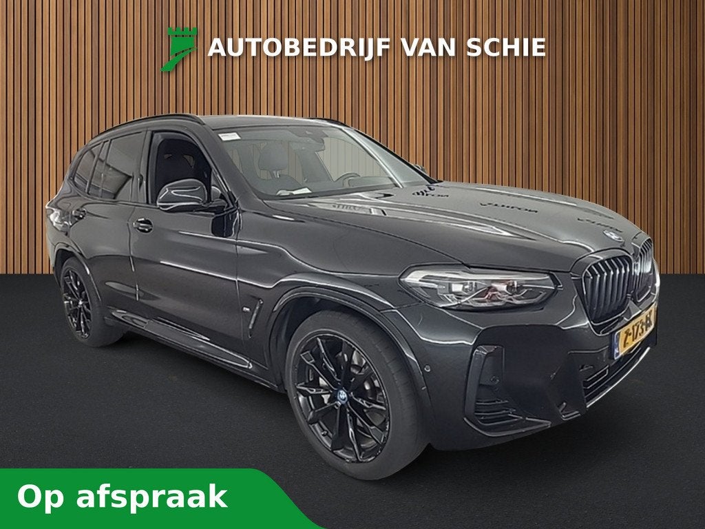 Bmw X3 xDrive30e M-Sport Bns Ed.+ 1e-Eig. & Dealer-Onderh BO, Auto's, Gebruikt, Euro 6, 4 cilinders, Zwart