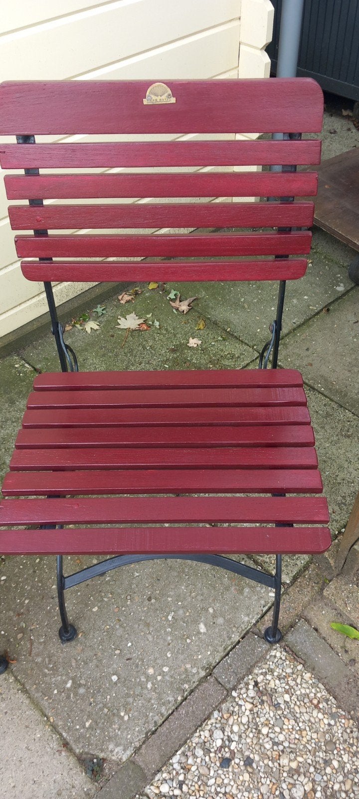 tuin bankje en twee stoeltjes, Ophalen, Gebruikt