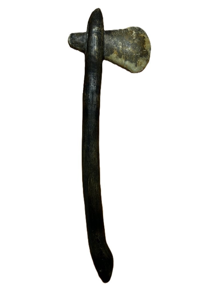 Bijl hout steen Oceanië - opbrengst voor goed doel (Papua), Antiek en Kunst, Ophalen of Verzenden