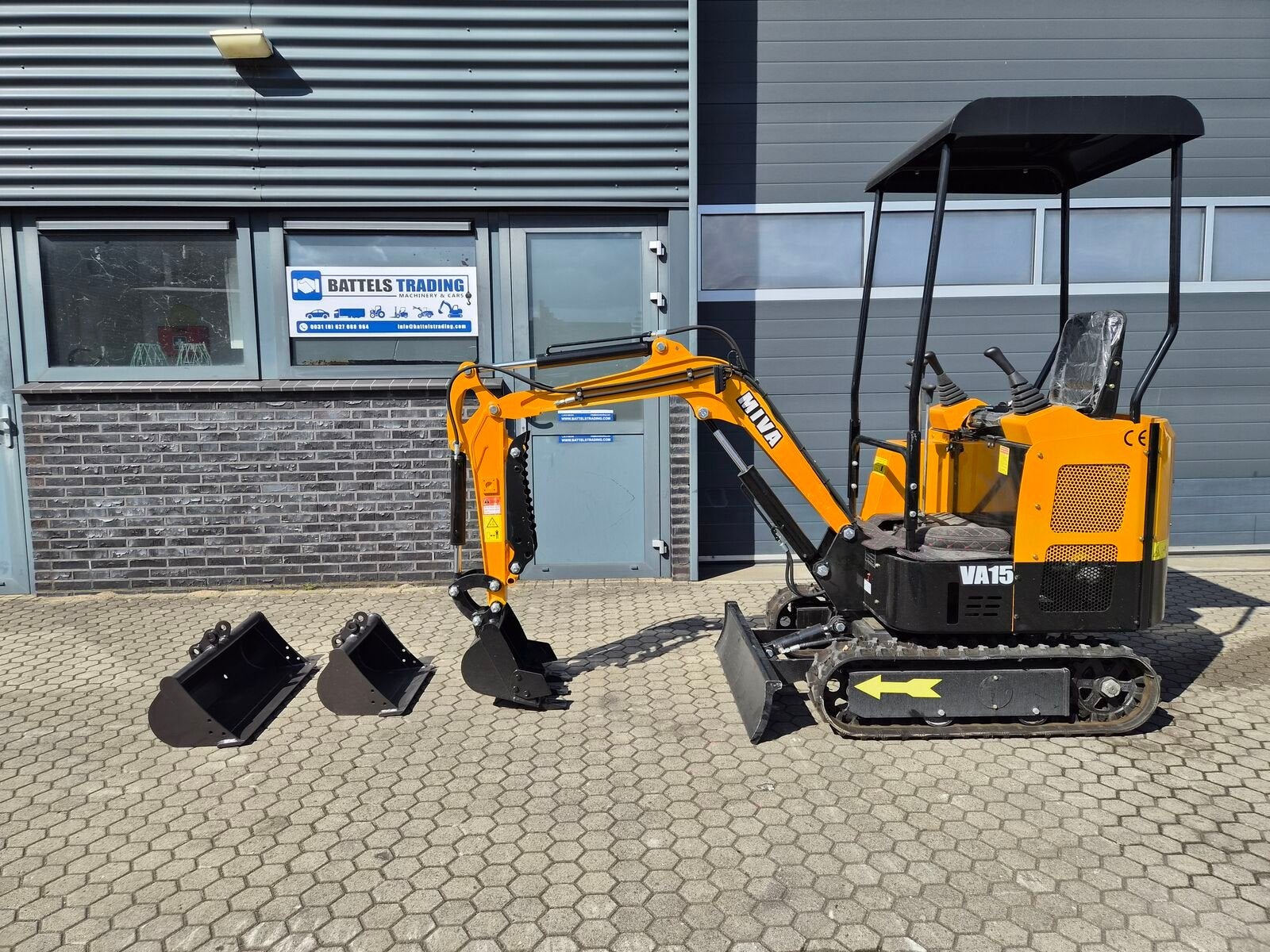 Miva VA15, Nieuw 2026, 1500kg, 3 x Bak! mini excavator, Graafmachine