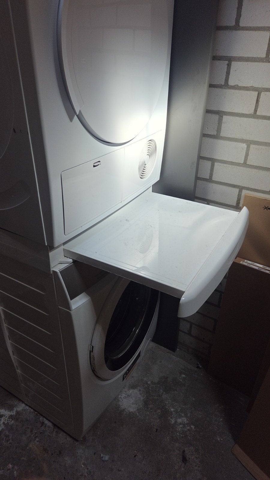 Wasmachine-droger verbindingsstuk met uitschuifbare lade, Witgoed en Apparatuur, Onderdelen en Toebehoren, Ophalen