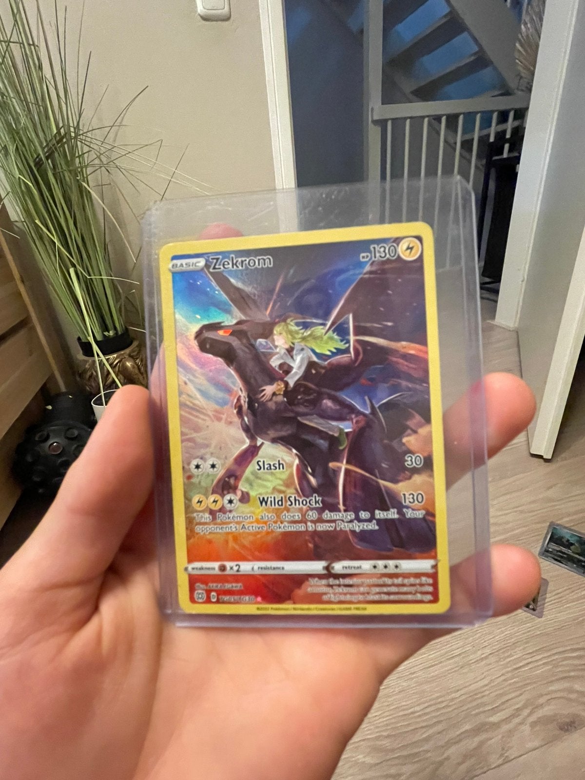 Zekrom pokemon kaart, Ophalen of Verzenden, Zo goed als nieuw