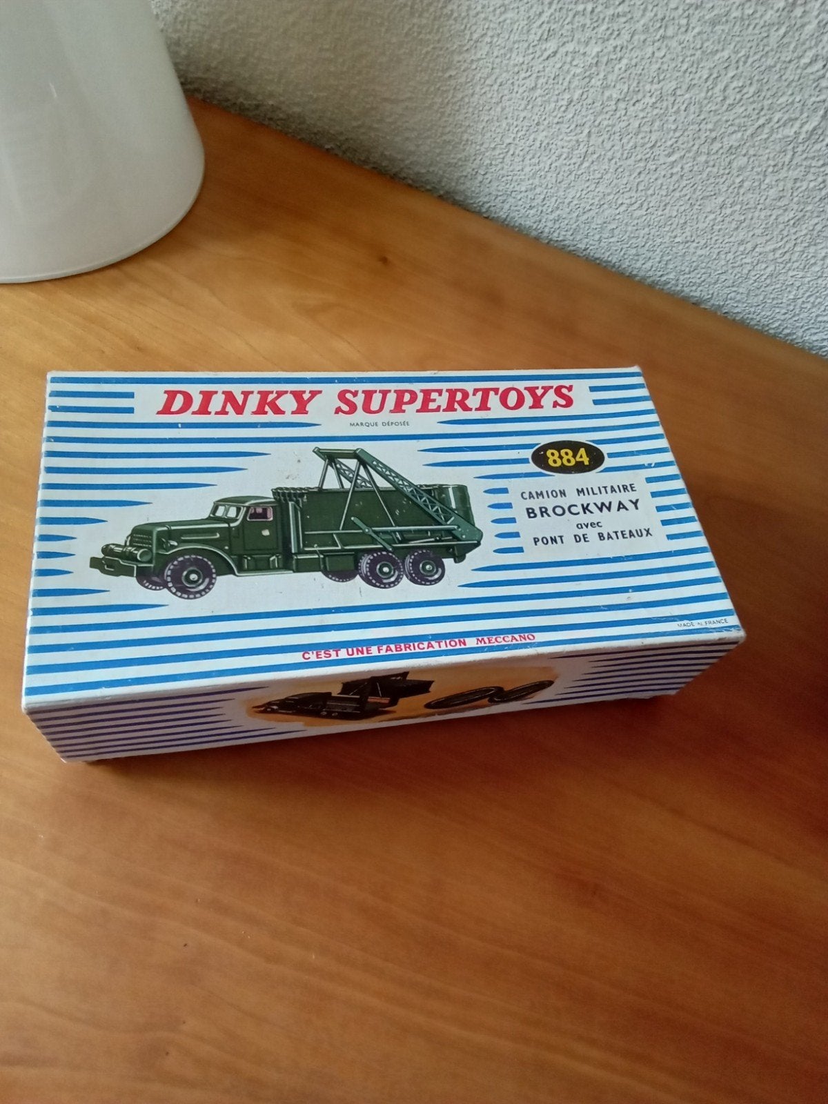 Dinky toys nr. 884 Camion militaire Brockway, Ophalen, Zo goed als nieuw, Auto, Dinky Toys