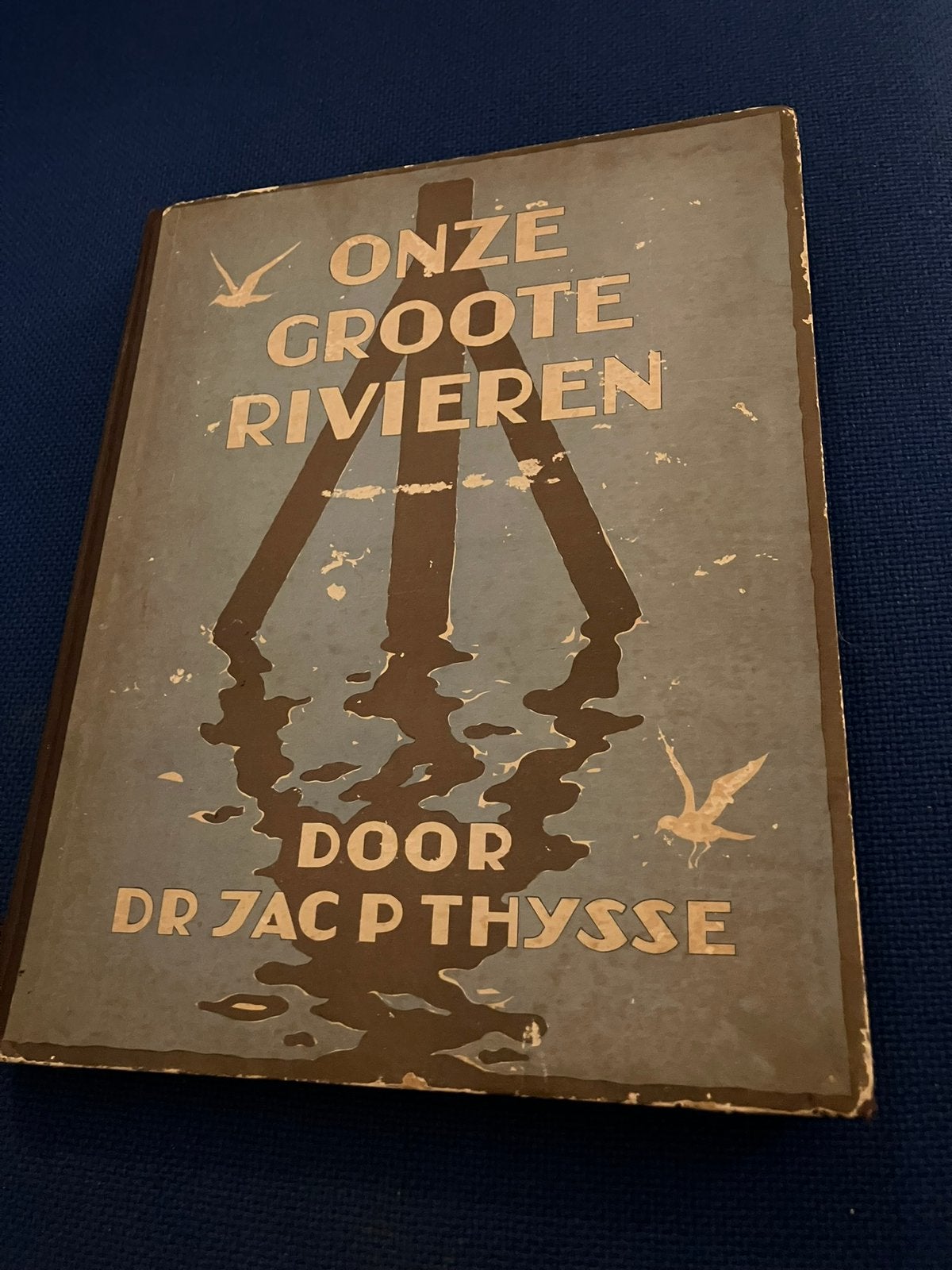 Onze grote rivieren,, Verkade album 1938 van JAC.P Thijsse, Ophalen, Gelezen