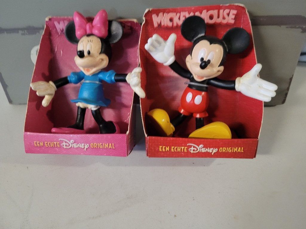 disney nieuwe mickey mouse en mini mouse, Ophalen of Verzenden, Overige figuren, Nieuw, Beeldje of Figuurtje