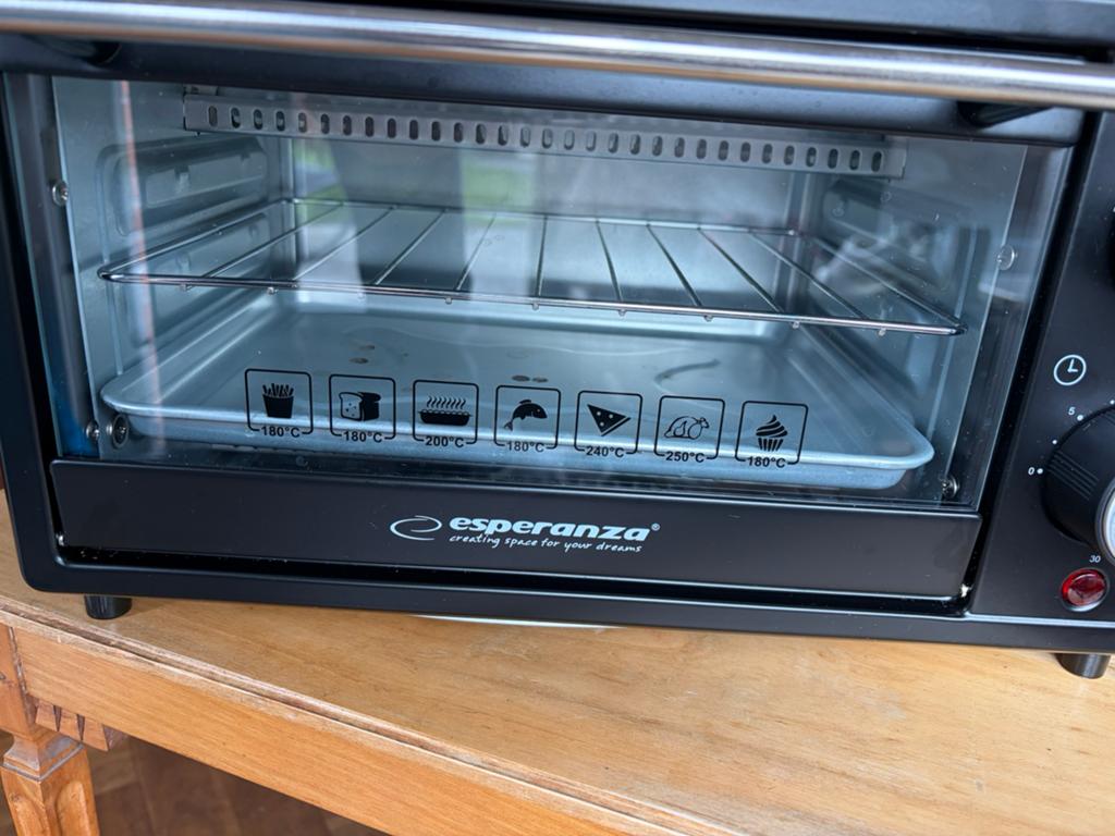 Mini over 10 liter Esperanza Calzone, Witgoed en Apparatuur, Ovens, Ophalen of Verzenden, Zo goed als nieuw, Minder dan 45 cm