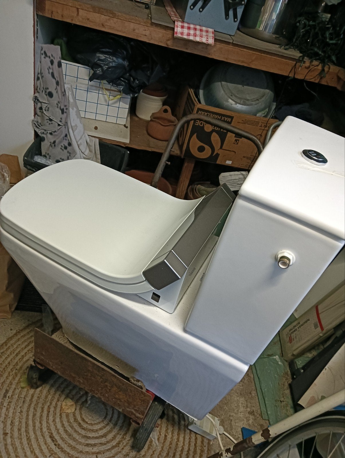 Douche toilet Duravit. 1week gebruikt- Zo goed als n, Ophalen, Zo goed als nieuw, Toilet